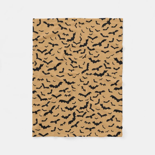 Couverture Polaire Battes noires volantes (Devant)