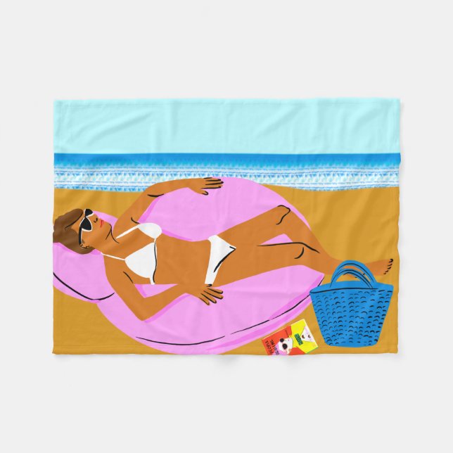 Couverture Polaire Beachy Keen - rose (Devant (Horizontal))