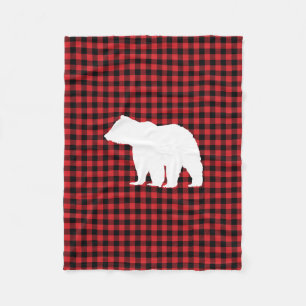 Couverture Polaire Bear Buffalo Check Mountain Living