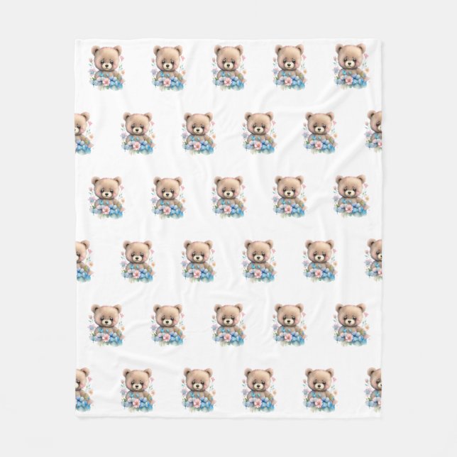 Couverture Polaire Bear Cub (Devant)