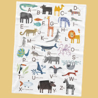 Beau animal ABC Alphabet Enfants