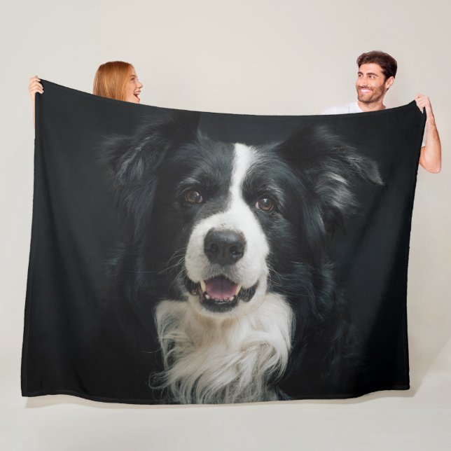 COUVERTURE POLAIRE BEAU BORDER COLLIE (En situation)