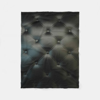 Couverture Polaire Beau cuir noir romantique