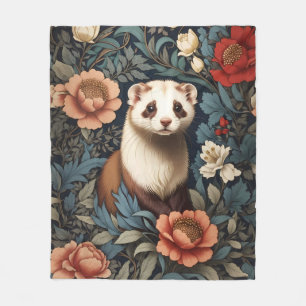 Couverture Polaire Beau Ferret William Morris Inspiré