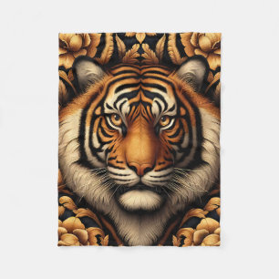 Couverture Polaire Beau tigre