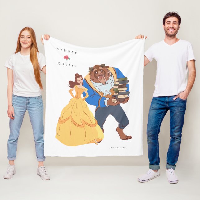 Couverture Polaire Beauté personnalisée et Mariage Mariage de la bête (En situation)