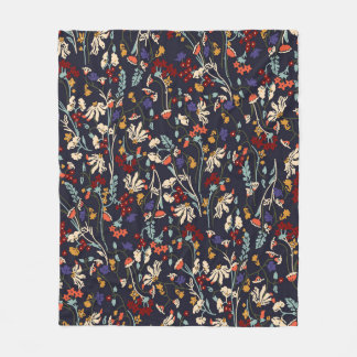 Couverture Polaire Beautiful vintage Floral pattern in the many kind 