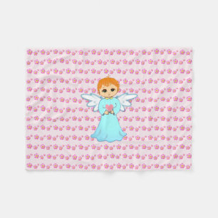 Couverture Polaire Bébé ange mignon