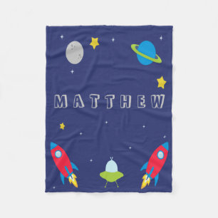 Couverture Polaire Bébé d'ouatine d'espace