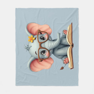 Couverture Polaire Bébé Éléphant Sage
