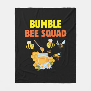 Couverture Polaire Beekeeper Art Bumble Bee Squad 2