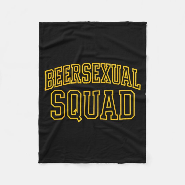 Couverture Polaire Beerual Squad Matching Group Bachelor Party Design (Devant)