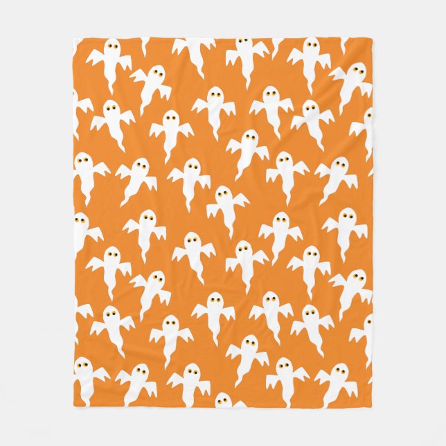 Couverture Polaire Belle Ghost Orange (Devant)