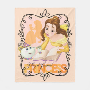 Couverture Polaire Belle Jouez-le vers l'avant Princesse