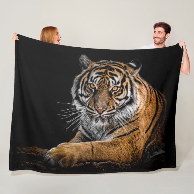 COUVERTURE POLAIRE BENGAL TIGER (En situation)