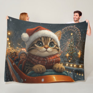 Couverture Polaire Bengale Roller Dessous de verre Noël