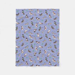 Couverture Polaire Berger Australien Jouant Fun Fleece Blanket