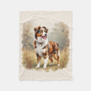 Couverture Polaire Berger Australien Red Merle