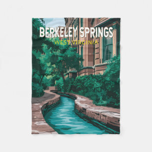 Couverture Polaire Berkeley Springs West Virginia Illustration Voyage