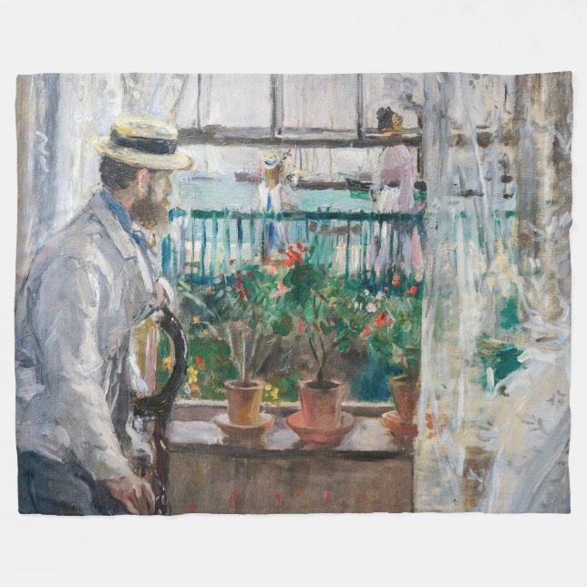 Couverture Polaire Berthe Morisot - Eugene Manet sur l'île de Wight (Devant (Horizontal))
