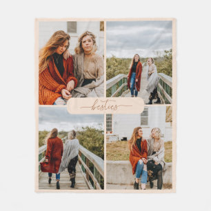 Couverture Polaire Besoins minimalistes en beige 4 Collage photo