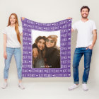 Best Friends Stlish BFF Purple W Friendship Photo