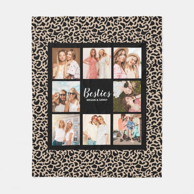 Couverture Polaire Best Friends Stylish BFF Friendship Photo (Devant)