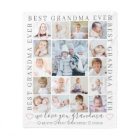 BEST GRANDMA EVER Love You 17 Photo Blanc