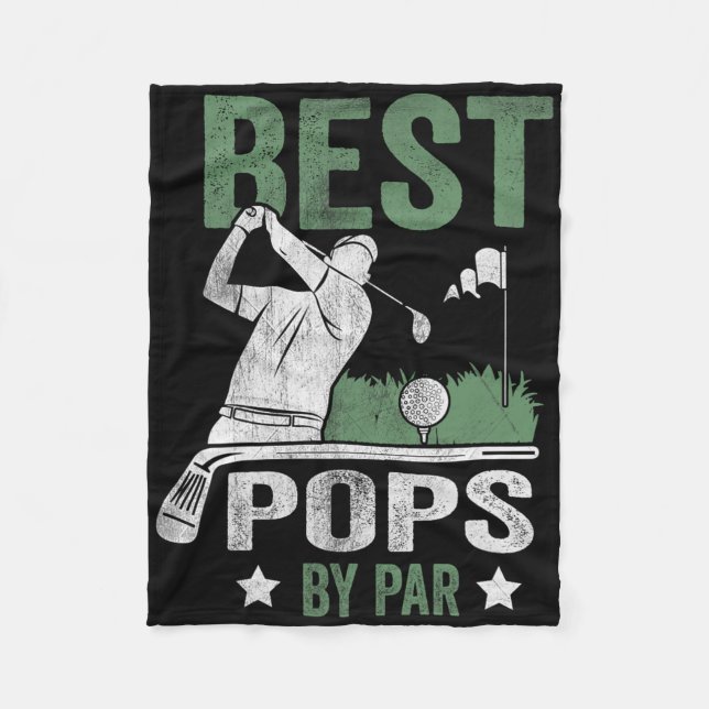 Couverture Polaire Best Pops By Par Father's Day Golf Gift  (Devant)