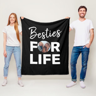 Couverture Polaire Besties Moderne BFF Best Friends Photo Fun Anniver