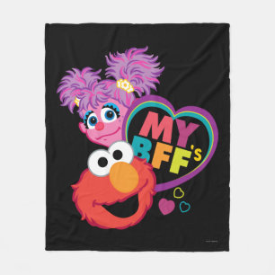 Couverture Polaire BFF Abby et Elmo