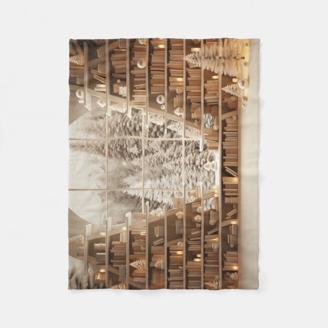 Couverture Polaire Bibliothèque Wintery (Devant)