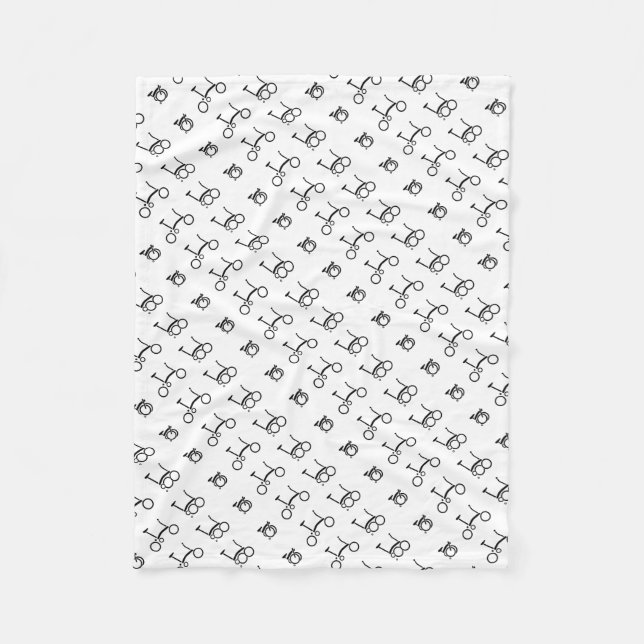 Couverture Polaire Bicyclette se pliante de vélo de Brompton (Devant)