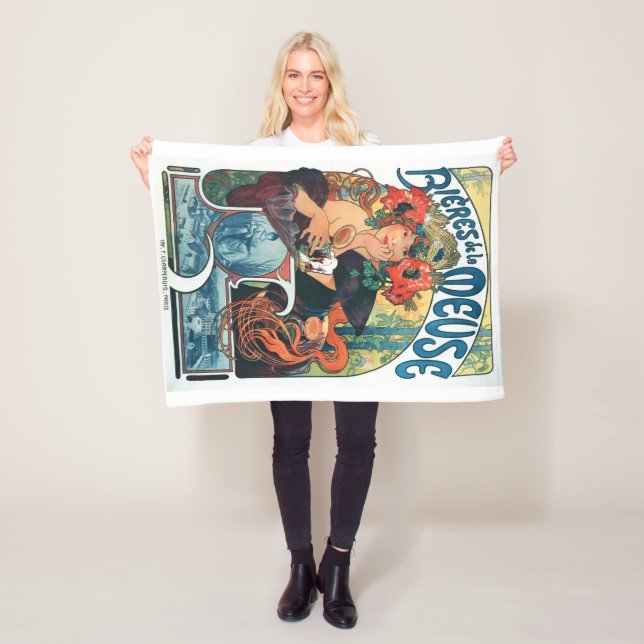 Couverture Polaire Bieres de la Meuse, Mucha (En situation)