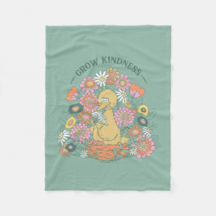 Couverture Polaire Big Bird   Grow Kindness Floral Graphic