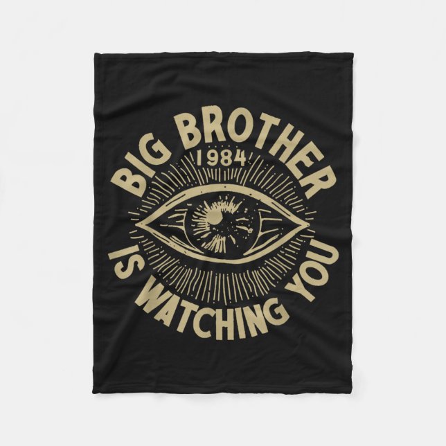 Couverture Polaire Big Brother vous regarde (Devant)