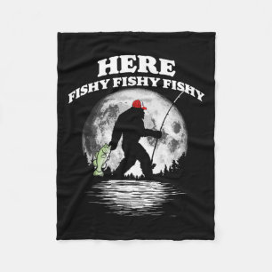 Couverture Polaire Bigfoot B Pêche de nuit ! Ici Poisson Bquatch Sasq