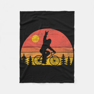 Couverture Polaire Bigfoot Mountain Bike Funny Mtb Biking Cycling Sas