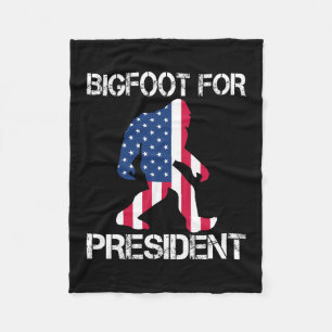 Couverture Polaire Bigfoot pour le président Funny Bigfoot