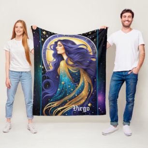 Couverture Polaire Bijoux Galaxie Zodiac Virgo