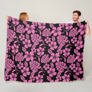COUVERTURE POLAIRE BIKINI ROSE (NOIR/ROSE)