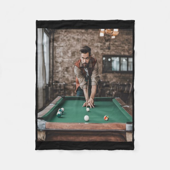 Couverture Polaire Billard Precision Shot (Devant)