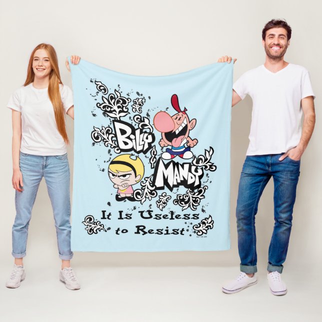 Couverture Polaire Billy & Mandy - Inutile de résister (En situation)