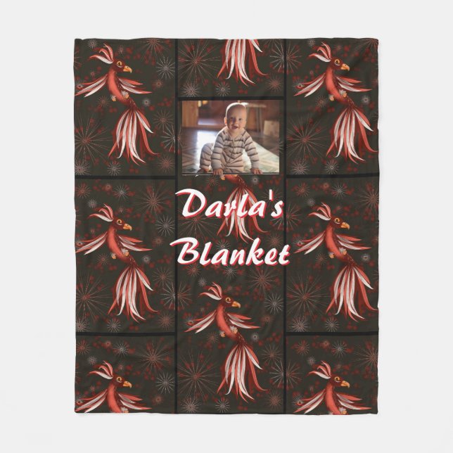 Couverture Polaire Bird of Paradise (Devant)