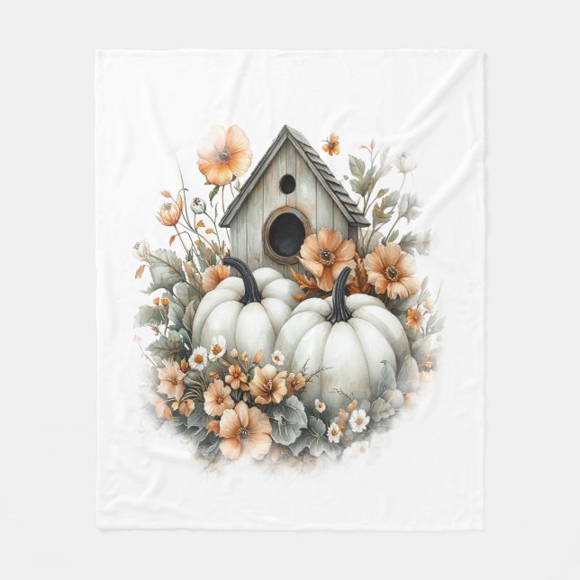Couverture Polaire Birdhouse Shirt Country Citrouille (Devant)