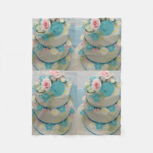 Couverture Polaire Birthday cake fleece blanket  (Devant)