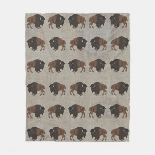 Couverture Polaire Bison Fleece Blanket