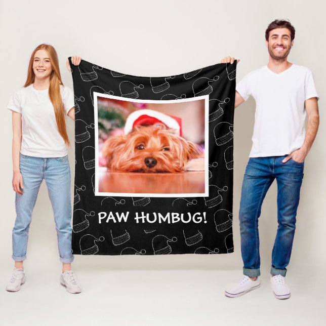 Couverture Polaire Black Christmas Pet Photo Hump (En situation)
