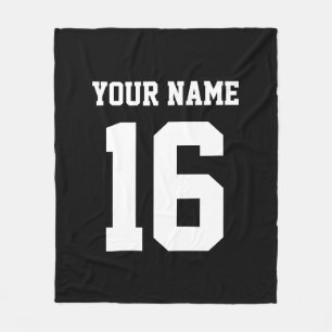 Couverture Polaire Black Sporty Team Jersey