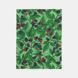 Couverture Polaire Blackberry en vert
